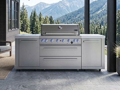 Mont Alpi MAi805 stainless BBQ island
