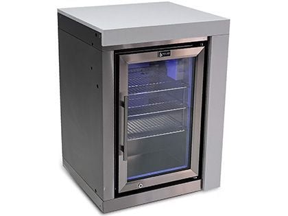 Mont Alpi 2.6 Cu. Ft. Outdoor Rated Refrigerator Cabinet Module - Stainless Steel
