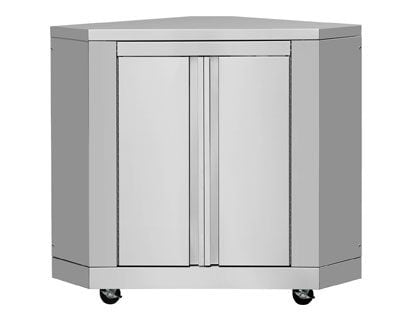 Thor Kitchen Outdoor Kitchen Corner Cabinet in Stainless Steel
