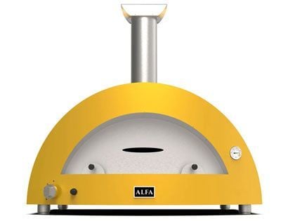 Alfa Moderno 5 Pizze 47-Inch Gas Pizza Oven - Imperial Yellow