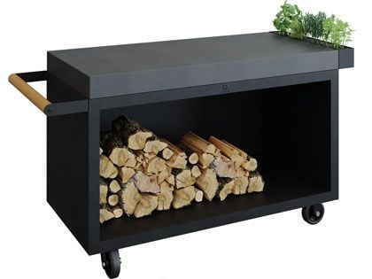 Ofyr Mise en Place Table Black 135 PRO Dark Grey Ceramic