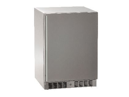 Marvel Essential 24-Inch Stainless Steel Outdoor Refrigerator with Lock