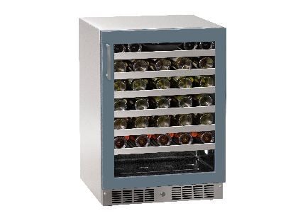 Marvel Essential 24-Inch Panel-Ready Glass Door Wine Refrigerator with Lock