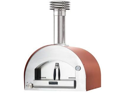 Napoli Hybrid Gas & Wood-Fired Pizza Oven - Red