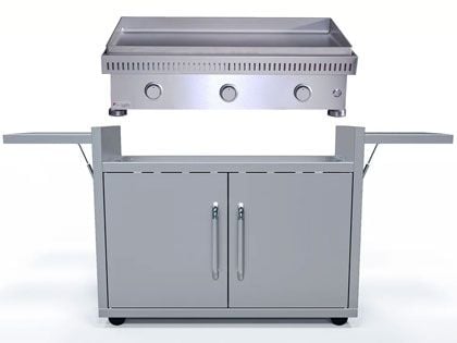 Le Griddle Commercial Series 105 41-Inch 3-Burner Gas Griddle - 6mm Plate