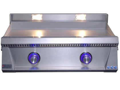 Le Griddle Pro Series 75 30-Inch 2-Burner Gas Griddle with Lights - 3mm Plate
