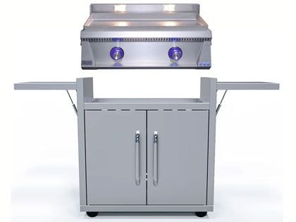 Le Griddle Pro Series 75 30-Inch 2-Burner Gas Griddle with Lights - 6mm Plate