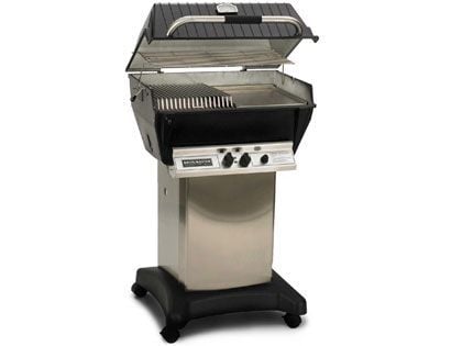 Broilmaster P3-SX Super Premium Gas Grill On Stainless Steel Cart