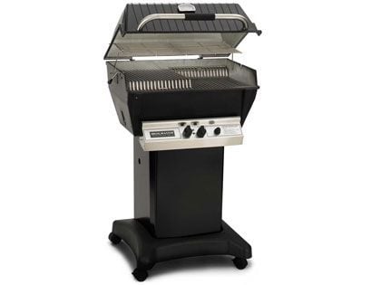 Broilmaster P3-XF Premium Gas Grill On Black Cart