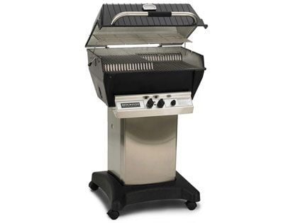Broilmaster P3-XF Premium Gas Grill On Stainless Steel Cart
