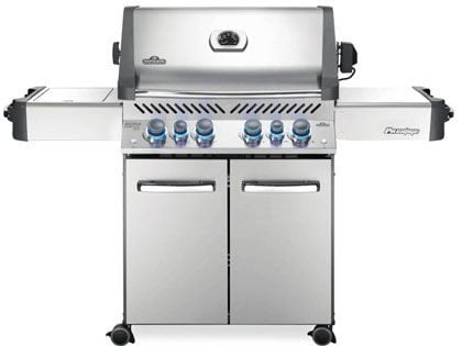 Napoleon Prestige 500 Gas Grill with Infrared Rear Burner, Infrared Side Burner & Rotisserie Kit