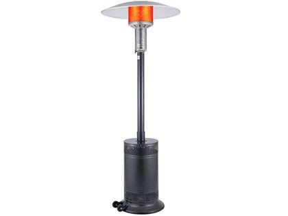 Patio Comfort 40,000 BTU Propane Gas Infrared Portable Patio Heater - Jet Silver Vein