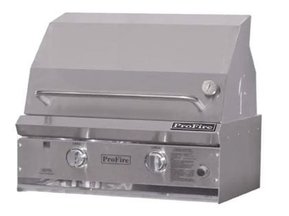 ProFire Professional Series 27-Inch Built-In Hybrid Gas Grill with Sear Zone Infrared Burner