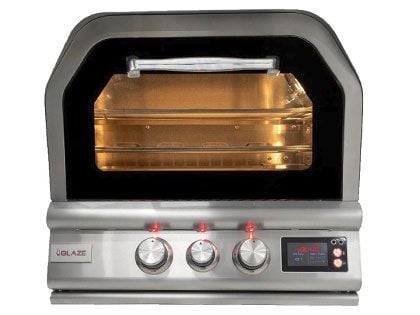 Blaze 26-Inch Built-In Gas Outdoor Pizza Oven W/ Rotisserie