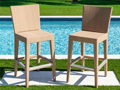 Panama Jack Austin Outdoor Patio Barstool