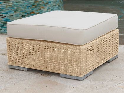 Panama Jack Austin Cushion Outdoor Square Ottoman