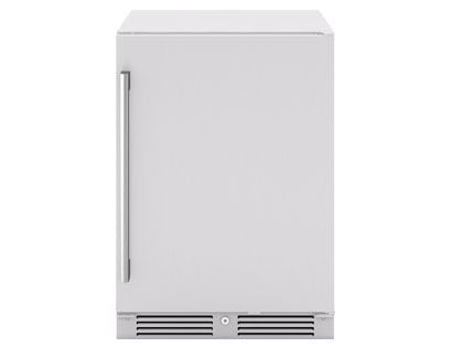 Zephyr Presrv 24-Inch 5.6 Cu. Ft. Outdoor Rated Beverage Cooler with Locking Door