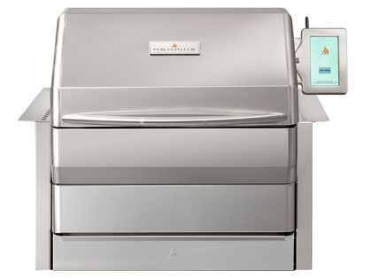 Memphis Grills Pro ITC3 Wi-Fi Monitored 28-Inch 304 Stainless Steel Built-In Pellet Grill