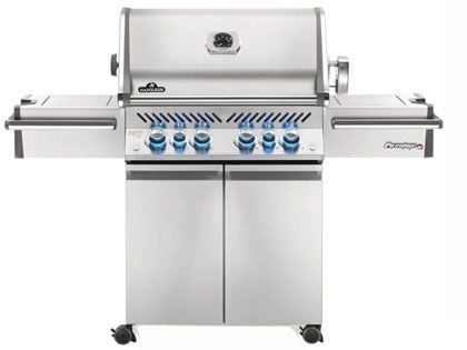 Napoleon Prestige PRO 500 Gas Grill with Infrared Rear Burner, Infrared Side Burner, & Rotisserie Kit