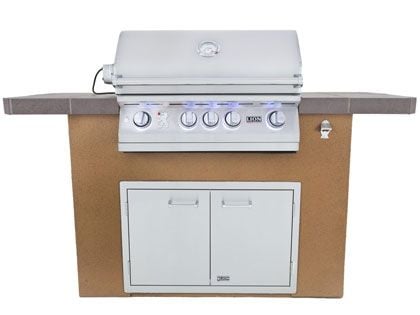 Lion Prominent Q 6-Foot BBQ Island With Gas Grill
