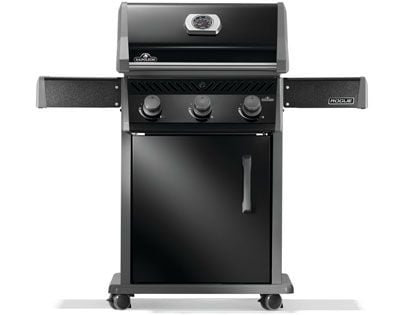 Napoleon Rogue 425 3-Burner Gas Grill with Stainless Steel Grids - Black