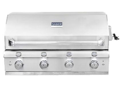 Saber Elite 670 40-Inch 4-Burner Built-In Infrared Natural Gas Grill