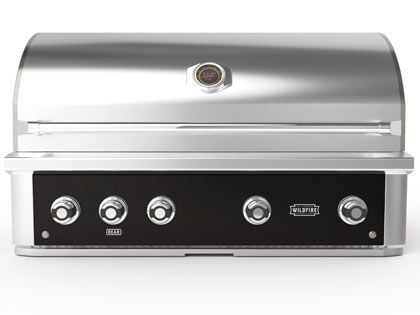 Wildfire Ranch Pro 42-Inch 4 Burner Black 304 Stainless Steel Gas Grill with Infrared Rear Burner