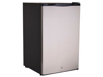 RCS 21-Inch 4.2 Cu. Ft. Compact Refrigerator With Recessed Handle - Stainless Steel