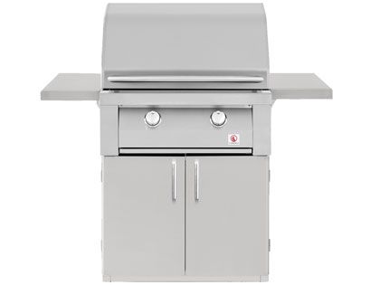 Summerset Resort 30-Inch 2-Burner Commercial Gas Grill On Pedestal Cart