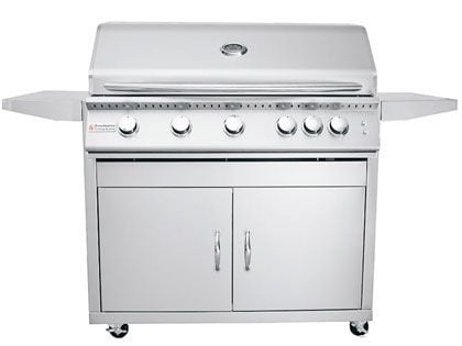 RCS Premier Series 40-Inch 5-Burner Gas Grill With Rear Infrared Burner & Grill Lights