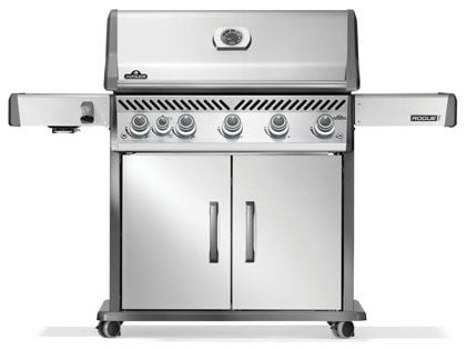 Napoleon Rogue PRO 625 5-Burner Gas Grill with Infrared Side Burner