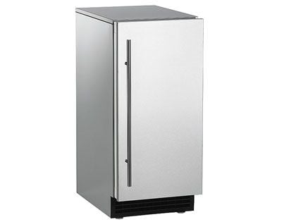 Scotsman Brilliance 30 Lb. 15-Inch Gourmet Ice Machine With Gravity Drain - Custom Panel / Stainless Cabinet