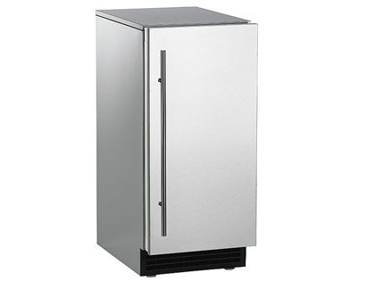 Scotsman Brilliance 35 Lb. 15-Inch Gourmet Ice Machine With Gravity Drain - Custom Panel / Stainless Cabinet