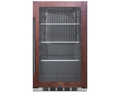 Summit 19-Inch 3.1 Cu. Ft. Panel Ready Shallow Depth Outdoor Compact Beverage Cooler