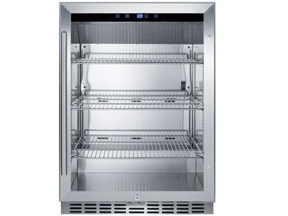 Summit Commercial 24-Inch 5.0 Cu. Ft. Outdoor Rated Built-In / Freestanding Beverage Center