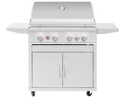 Summerset Sizzler Pro 32-Inch 4-Burner Gas Grill With Rear Infrared Burner
