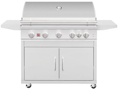 Summerset Sizzler Pro 40-Inch 5-Burner Gas Grill With Rear Infrared Burner