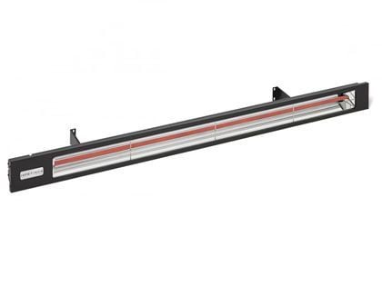 Infratech Slimline Series 63 1/2-Inch 4000W Single Element Electric Infrared Patio Heater - Black Shadow