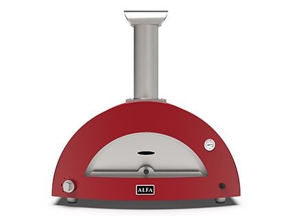 Alfa Moderno 3 Pizze 43-Inch Gas Pizza Oven - Ruby Red