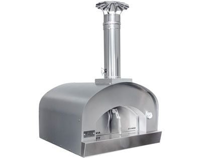 Sole Gourmet Italia Large 24-Inch Built-In/Countertop Wood-Fired Outdoor Pizza Oven