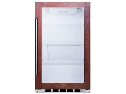 Summit Commercial 19-Inch 3.1 Cu. Ft. Shallow Depth Outdoor Rated Beverage Cooler - Stainless Steel Cabinet / Custom Panel Ready