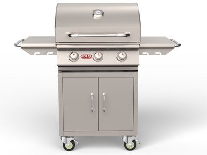 bull steer 25-inch freestanding grill

