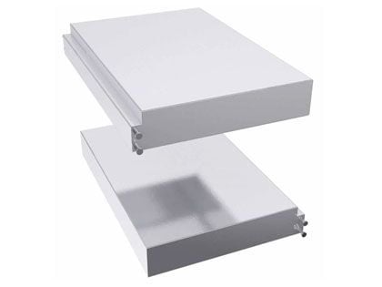 Sunstone 14 x 20-Inch Stainless Steel Two Adjustable Wings with Brackets for Grill Jacket