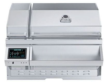 Sunstone 40-Inch Built-In Electric Pellet Grill with Cold Smoker