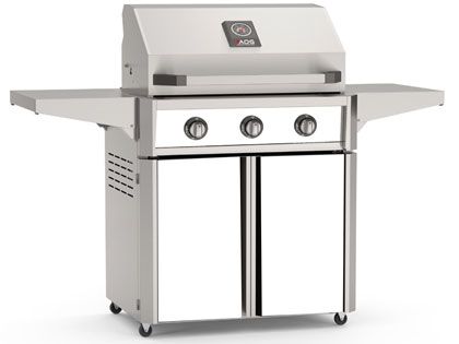 AOG T-Series 30-Inch 3-Burner Gas Grill - White