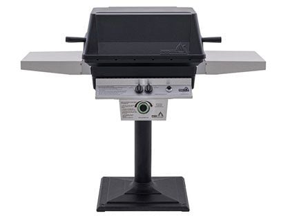 PGS T-Series T40 Commercial Cast Aluminum Gas Grill With Timer On Bolt-Down Patio Post