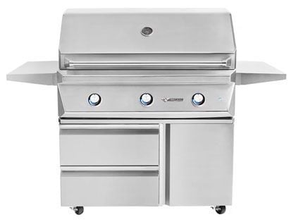Twin Eagles 42-Inch 3-Burner Gas Grill On Deluxe Cart