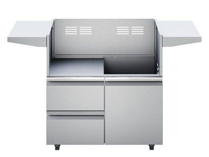Twin Eagles Grill Cart For 36-Inch Gas Grills With Two Storage Drawers & One Access Door