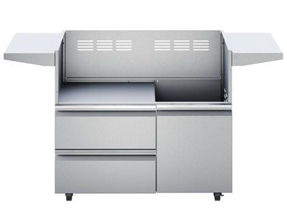Twin Eagles Grill Cart For 42-Inch Gas Grill With Two Storage Drawers & One Access Door