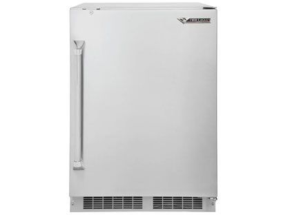 Twin Eagles 24-Inch 5.1 Cu. Ft. Outdoor Rated Compact Refrigerator with Lock